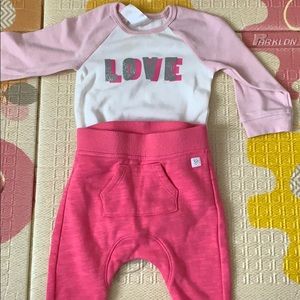 Sweat outfit for baby girl